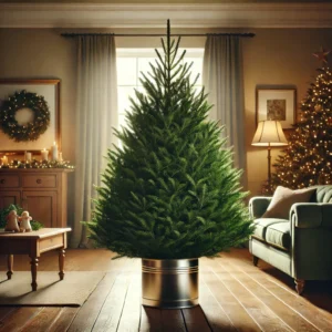 Fresh Cut Tree using the Christmas Tree Survival Tonic